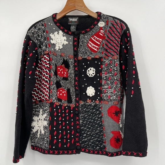 Christmas Sweater Size Large Scotty - Picture 3 of 4